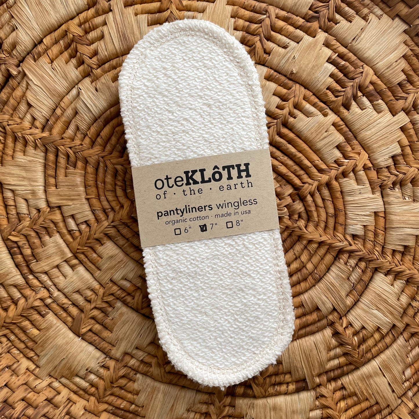 Organic Cotton Pantyliners | Wingless - oteKLôTH