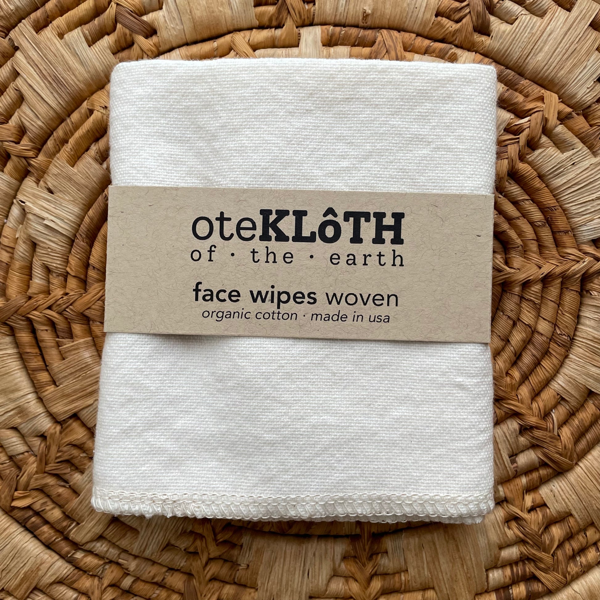 Organic Cotton Face Wipes | Woven - oteKLôTH