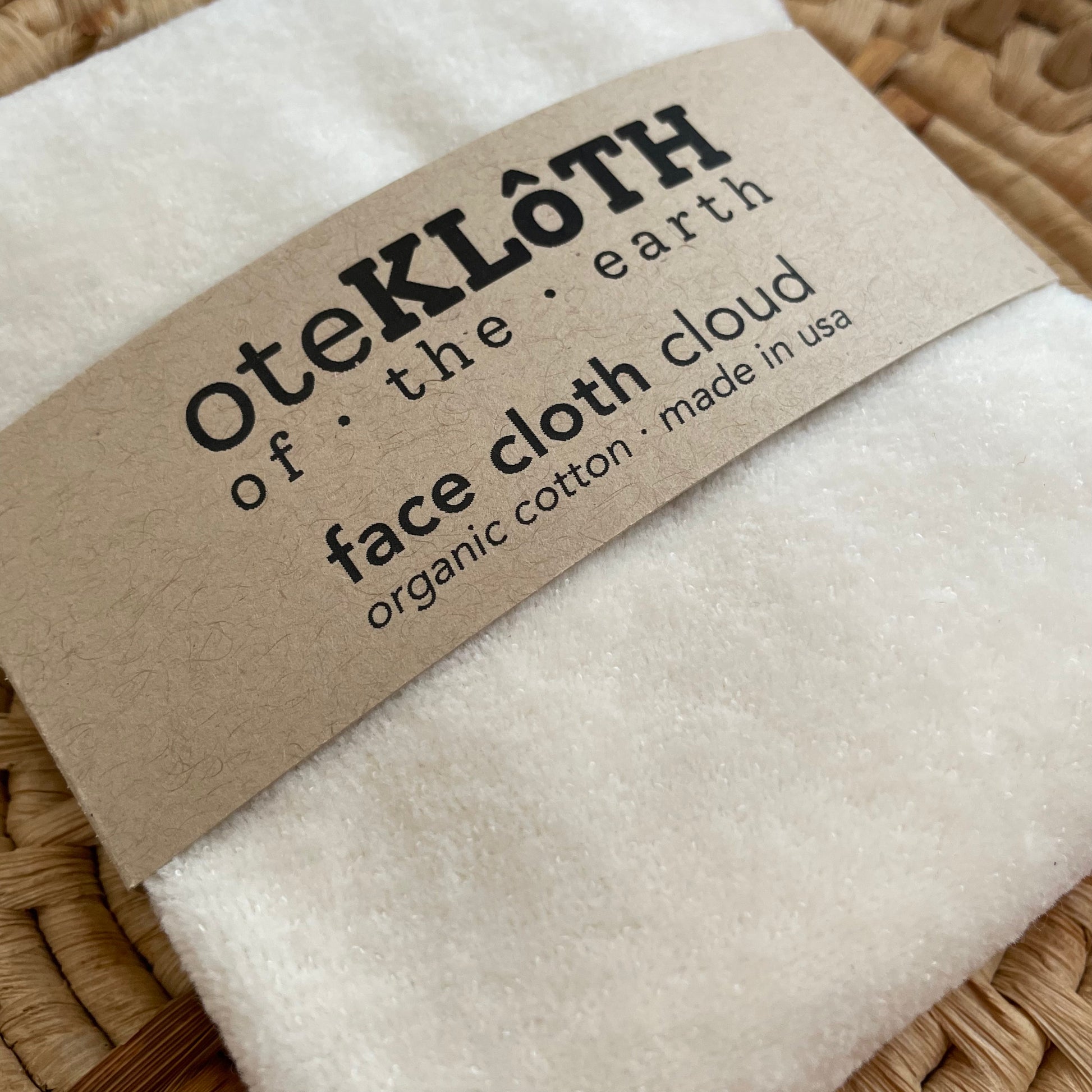 Organic Cotton Face Cloth | Cloud - oteKLôTH