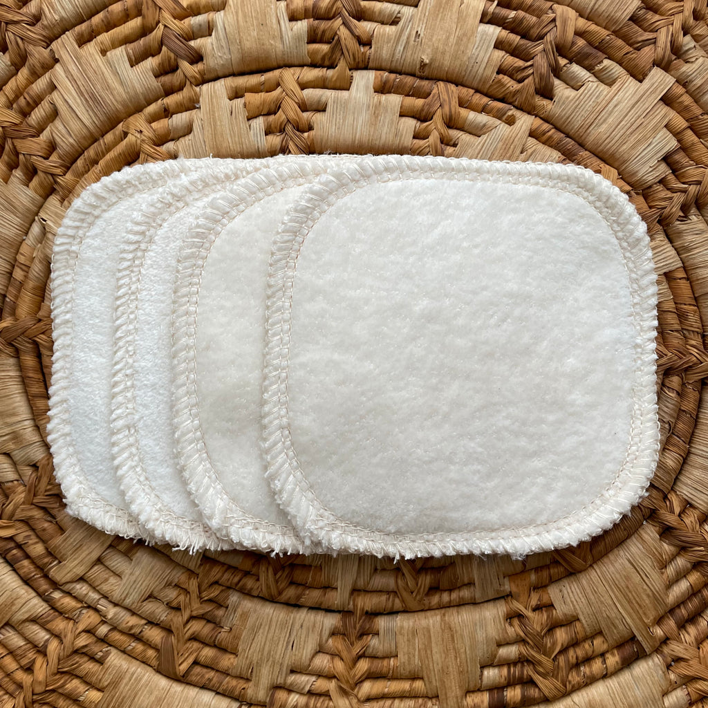 Organic Cotton Reusable Cotton Rounds | Velour + Terry - oteKLôTH