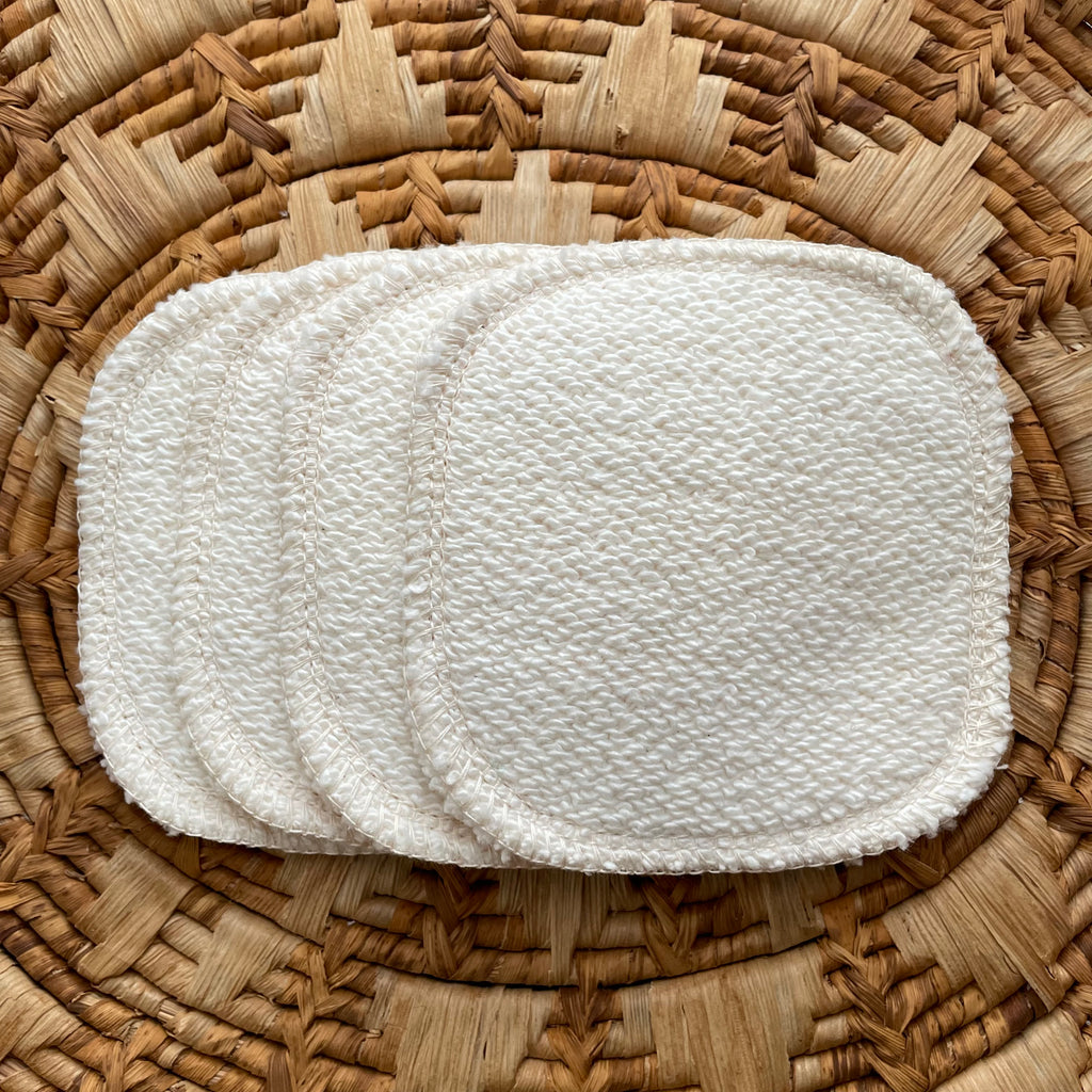 Organic Cotton Reusable Cotton Rounds | Terry - oteKLôTH