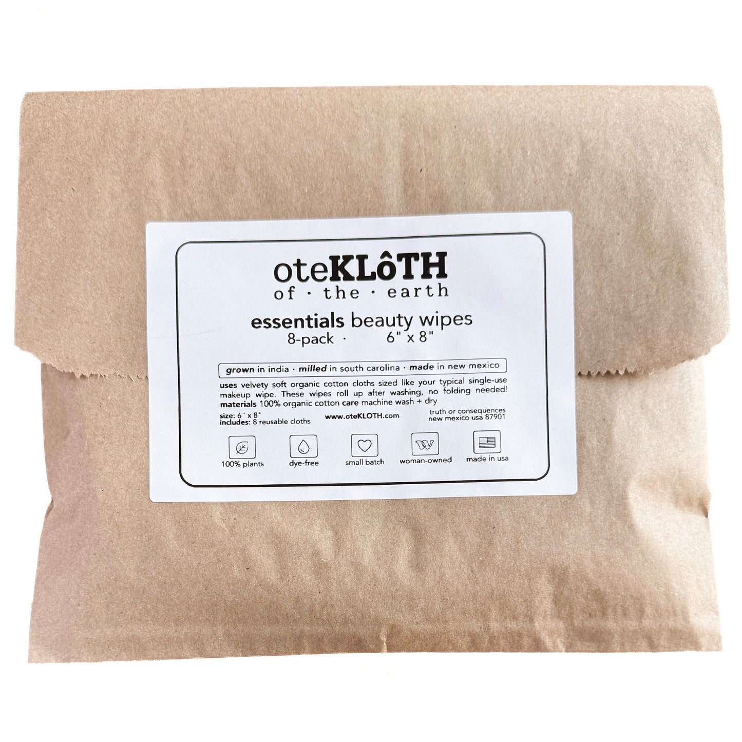 Organic Cotton Beauty Wipes | Essentials